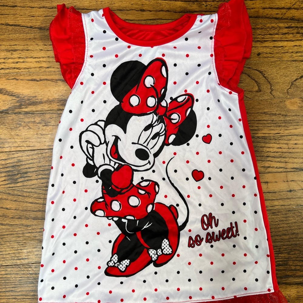 Disney Minnie Mouse Nightgown 3t